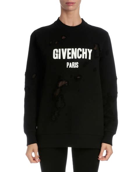 givenchy black butterfly angel long sleeve|Shop Black Givenchy Online .